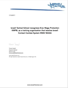 ISRAELI TACTICAL SCHOOL - KRAV MAGA PROTECTION