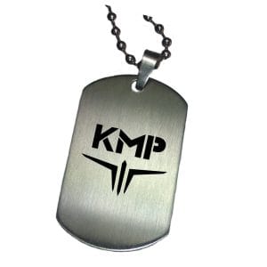 Ταυτότητα Λαιμού/Μπρελόκ Krav Maga Protection KMP® με χάραξη Laser 1 KMP DogTagL