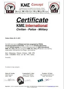KRAV MAGA KME/KMP INTERNATIONAL